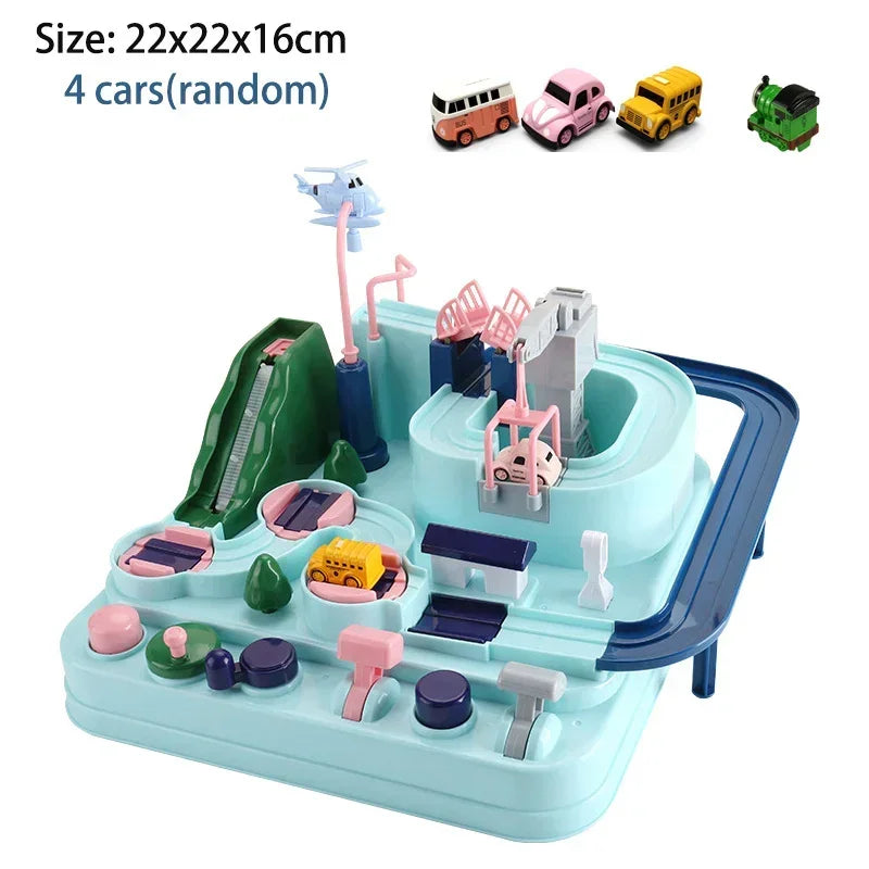 Racing Rail Car Model Set