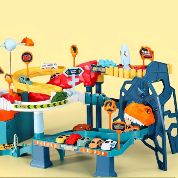 Space Shuttle Theme Car Track For Children