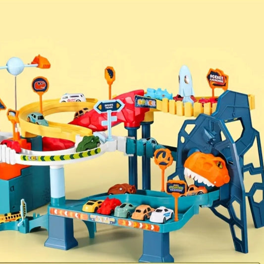 Space Shuttle Theme Car Track For Children