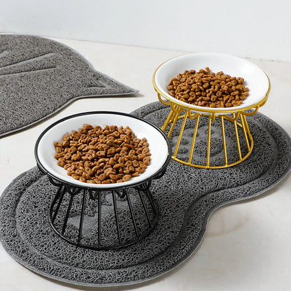 1pcs Ceramic Cat Food Bowl
