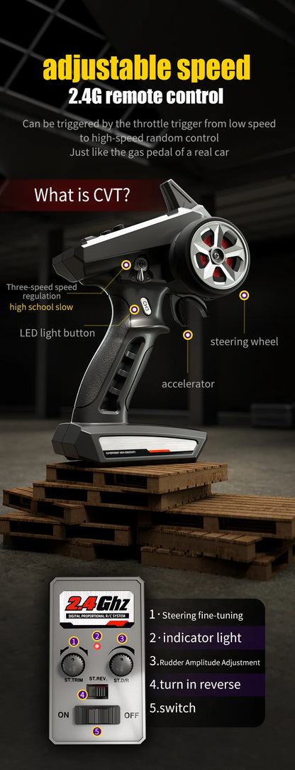 PRO 2.4GHz 70KM/H Professional RC Car