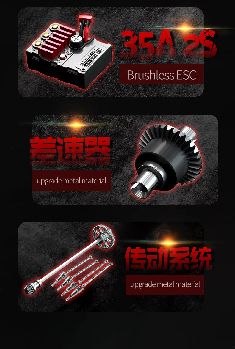 PRO 2.4GHz 70KM/H Professional RC Car