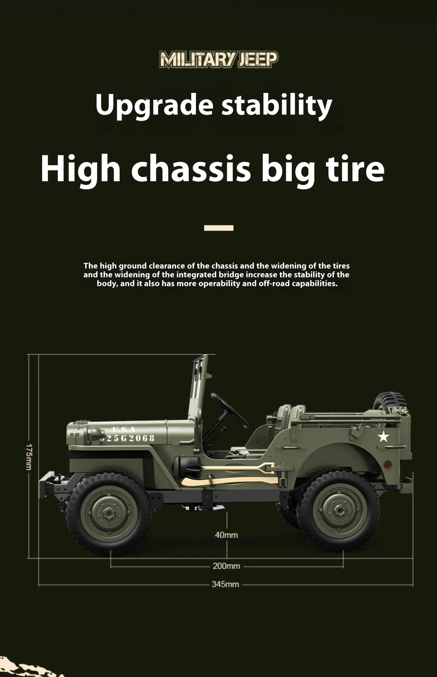 C8815 RC 1:10 JEEP  Car