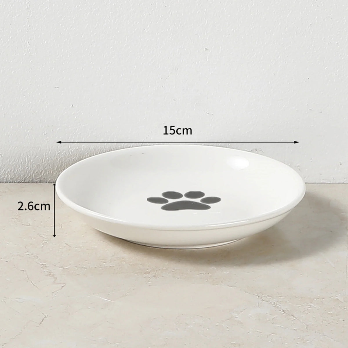1pcs Ceramic Cat Food Bowl