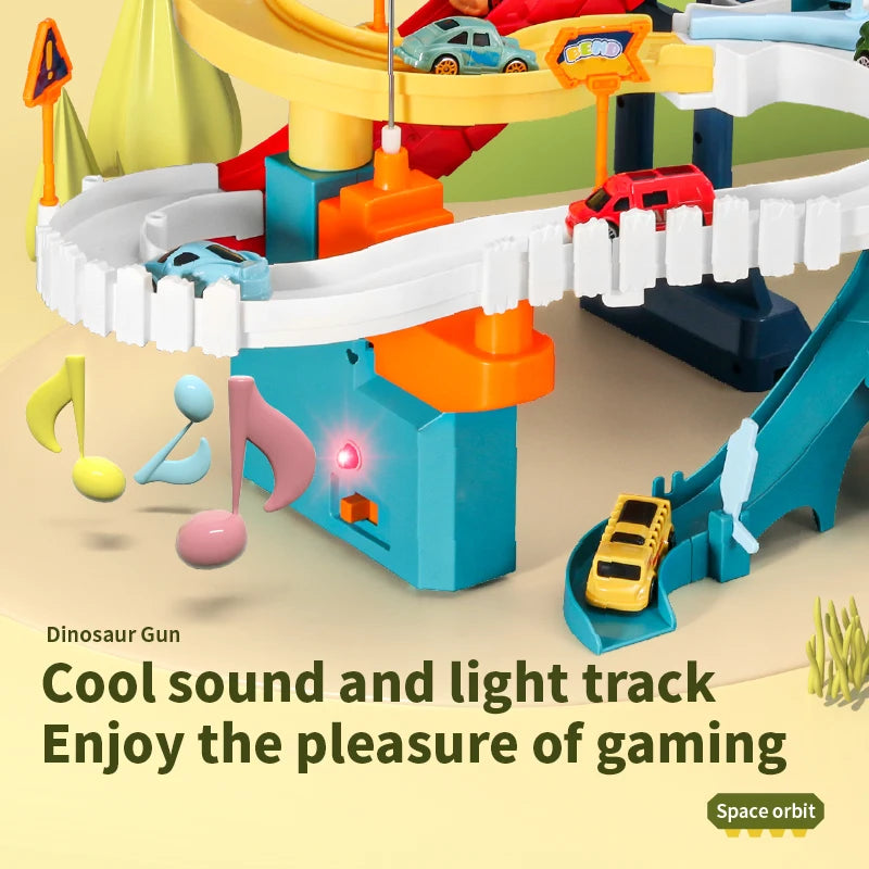 Space Shuttle Theme Car Track For Children