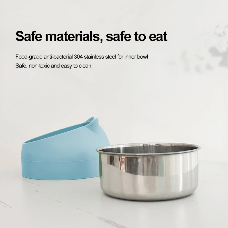 Stainless Steel Creative Inclined Bowl