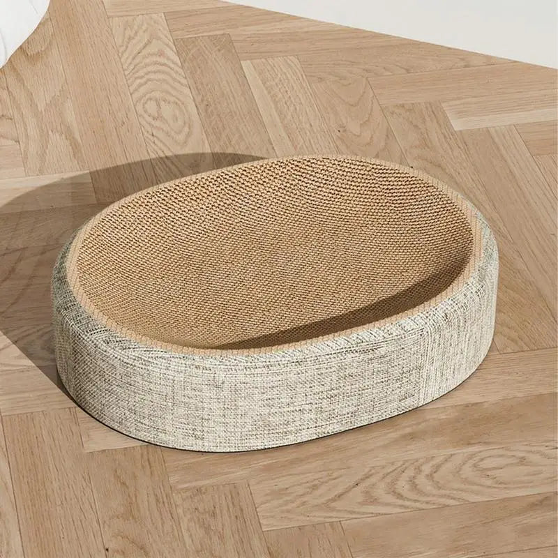 Oval Shape Scratch Pad For Pets