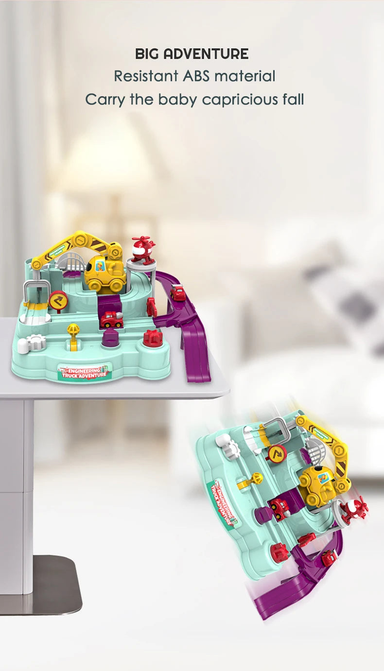 Racing Rail Car Model Set