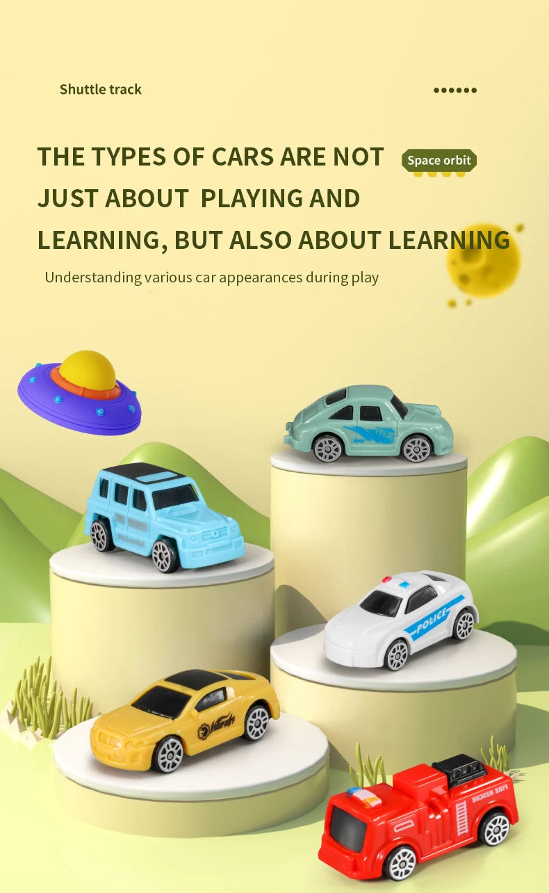 Space Shuttle Theme Car Track For Children