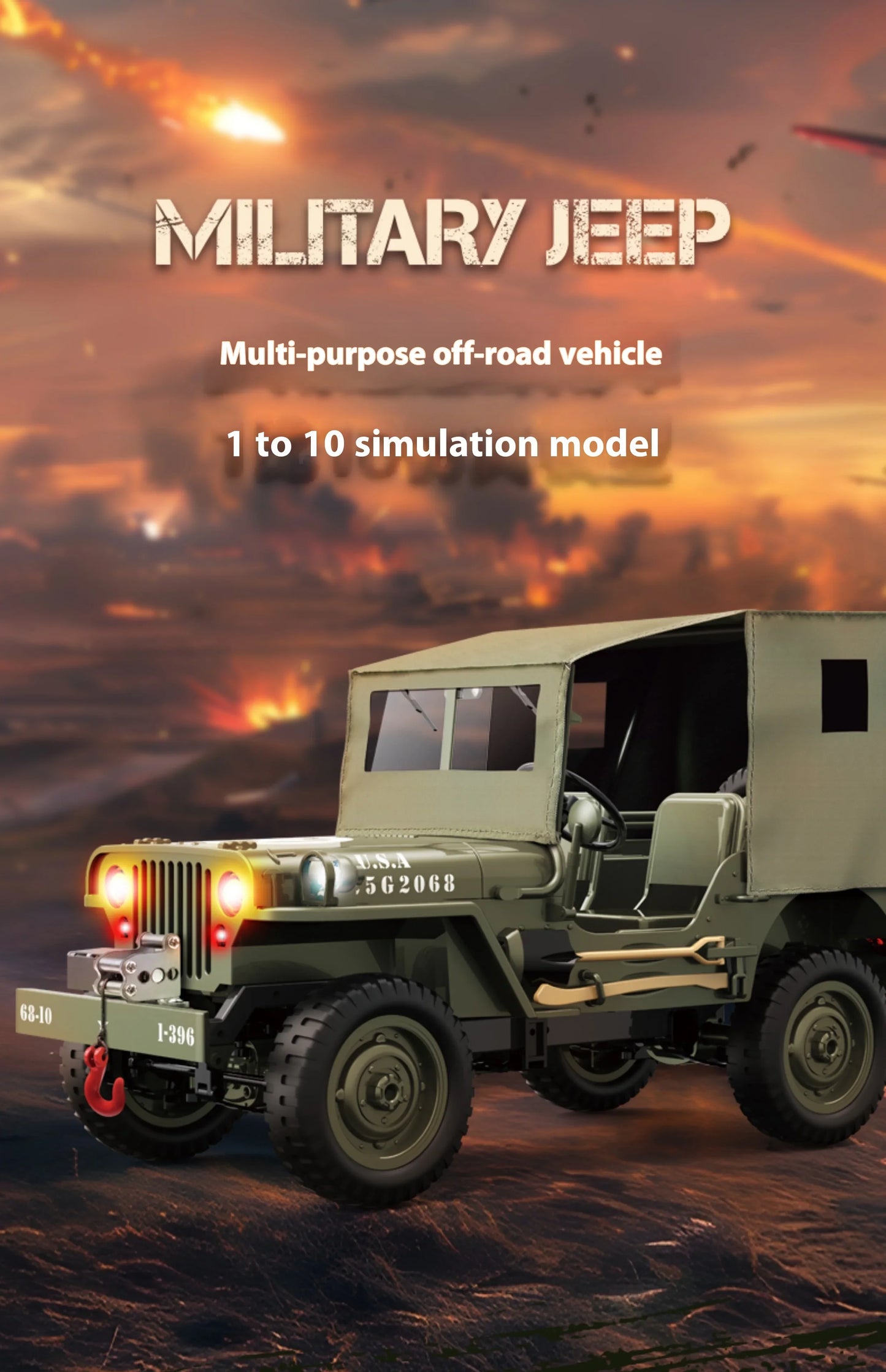 C8815 RC 1:10 JEEP  Car