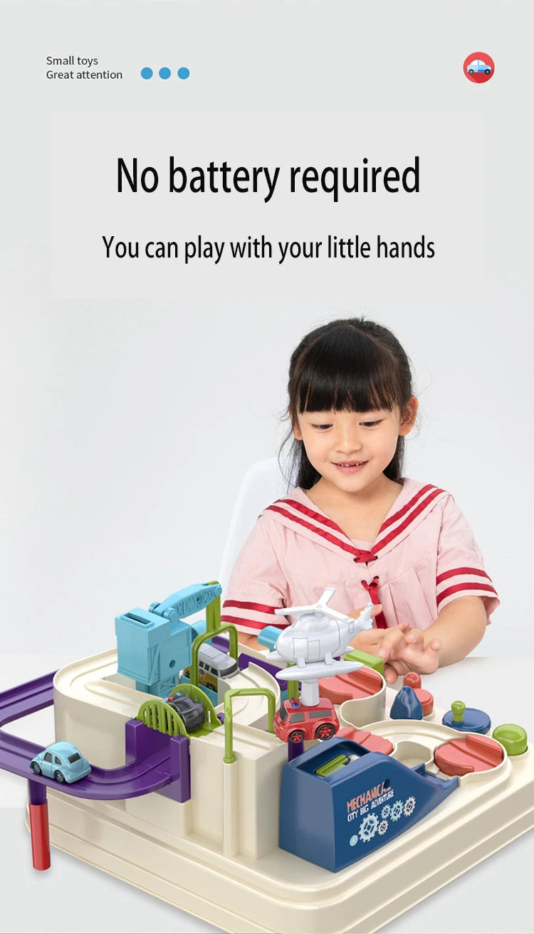 Racing Rail Car Model Set