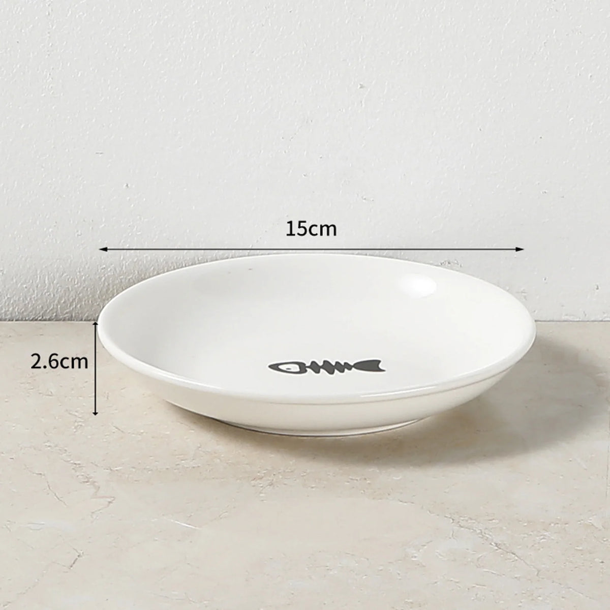 1pcs Ceramic Cat Food Bowl