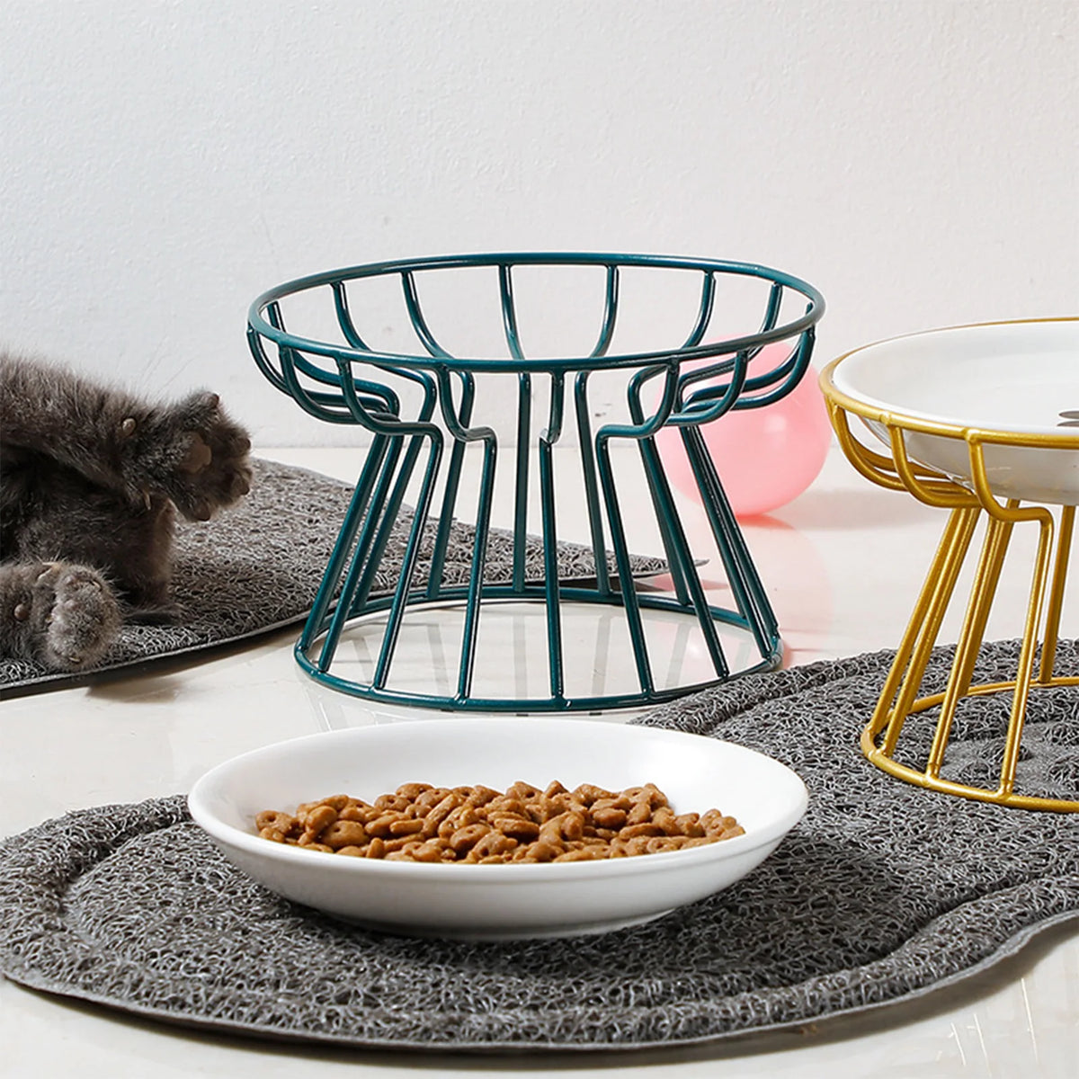 1pcs Ceramic Cat Food Bowl