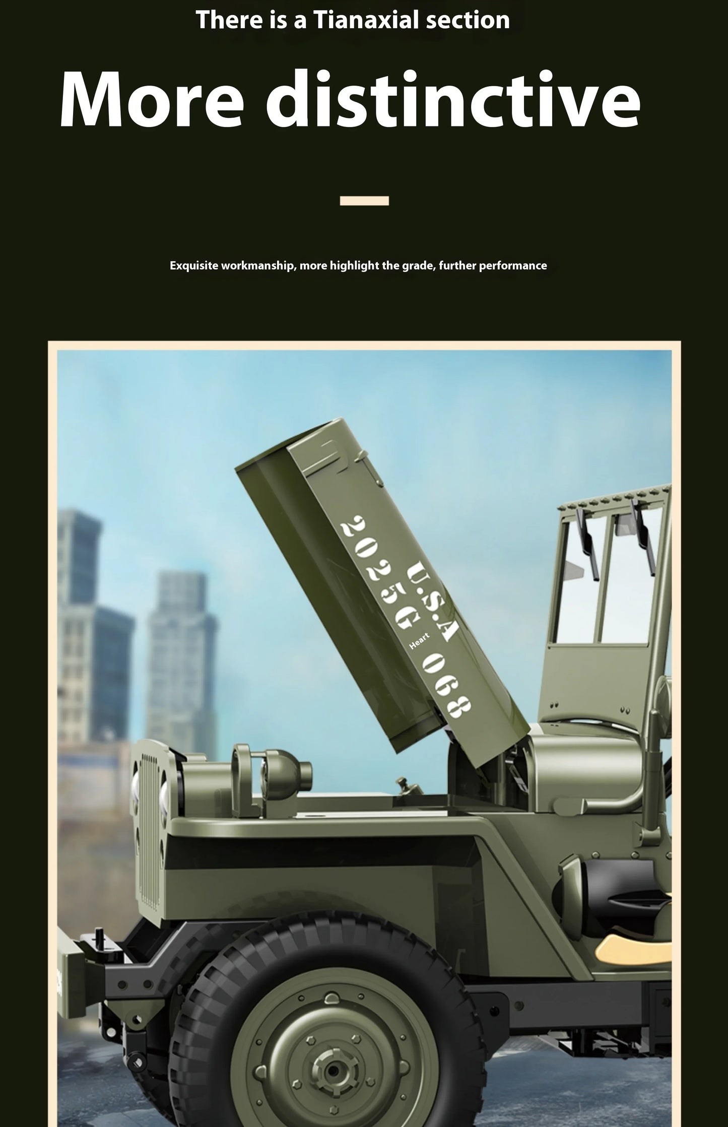 C8815 RC 1:10 JEEP  Car