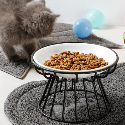 1pcs Ceramic Cat Food Bowl