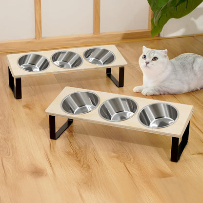 15° Tilted Elevated Cat Bowls