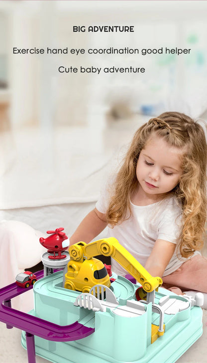 Racing Rail Car Model Set