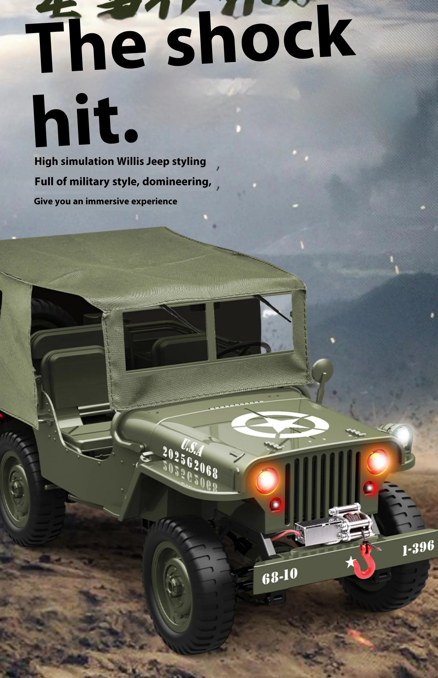 C8815 RC 1:10 JEEP  Car