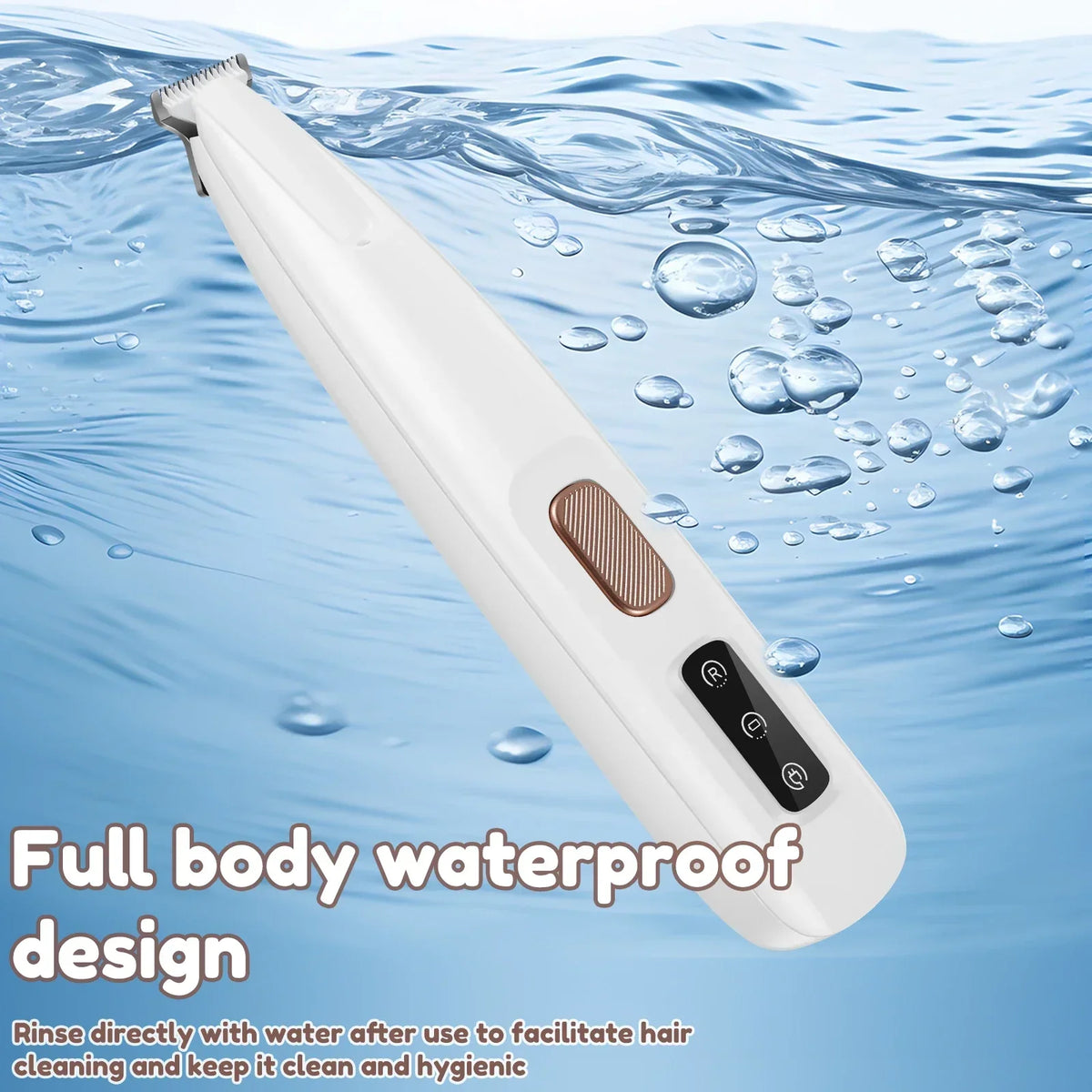 Waterproof Dog Paw Trimmer with LED