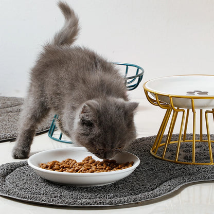1pcs Ceramic Cat Food Bowl