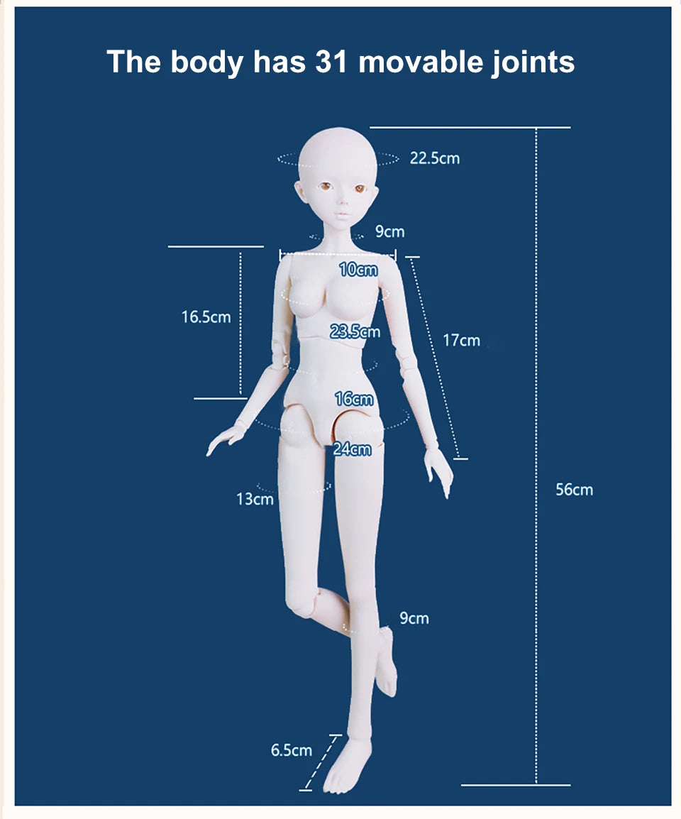 Doll With Fashion Clothes Shoes Wig Toy