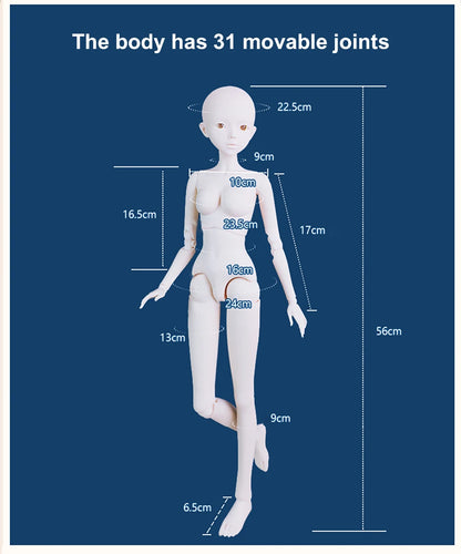 Doll With Fashion Clothes Shoes Wig Toy