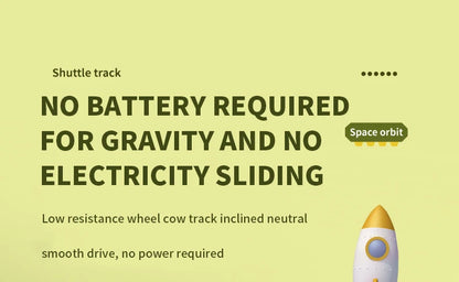 Space Shuttle Theme Car Track For Children