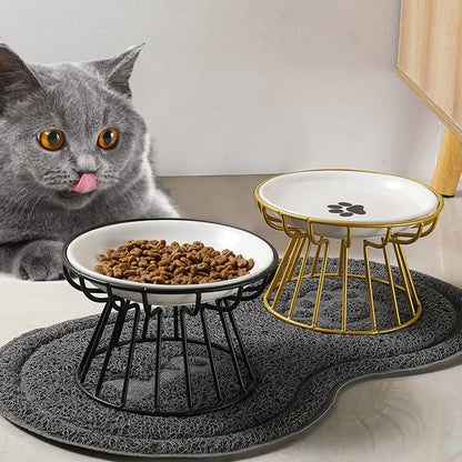 1pcs Ceramic Cat Food Bowl
