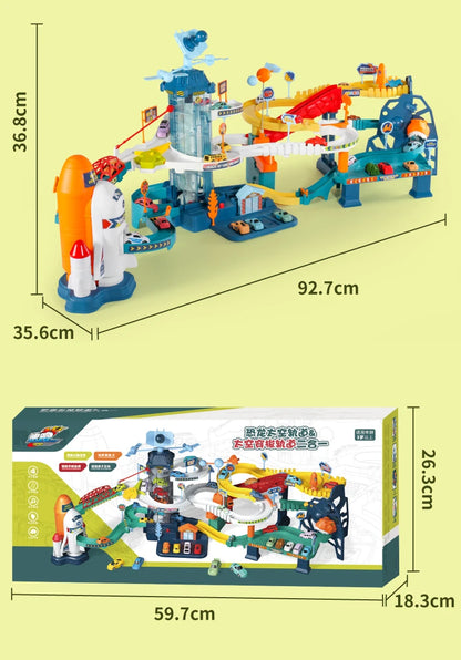Space Shuttle Theme Car Track For Children