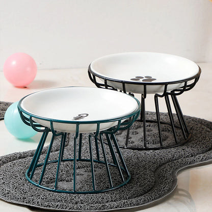 1pcs Ceramic Cat Food Bowl